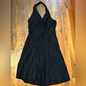 Banana Republic Black High Low Dress